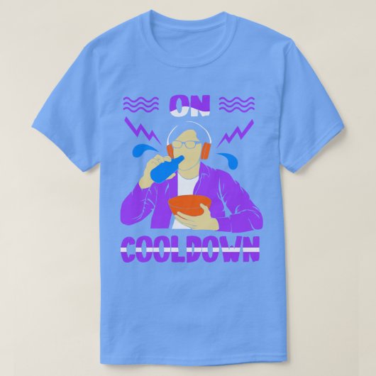 T-shirt Sur le refroidissement (Design devant)