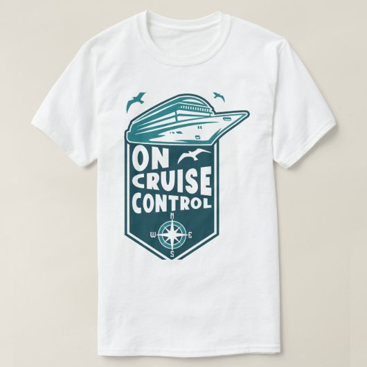 T-shirt Sur le régulateur de vitesse graphique drôle (Design devant)