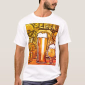 t-shirt sur le thème de la bière (Devant)