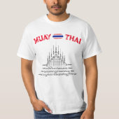 T-shirt sur le thème thaïlandais, la valeur de com (Devant)