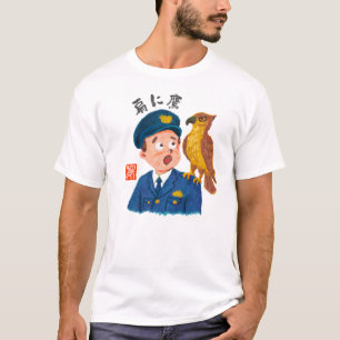 T-shirt Sur l'épaule faucon (Katani Taka)