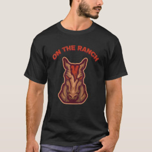 T-shirt Sur Les Chevaux De Ranch Chevaux Équestre Cheval D
