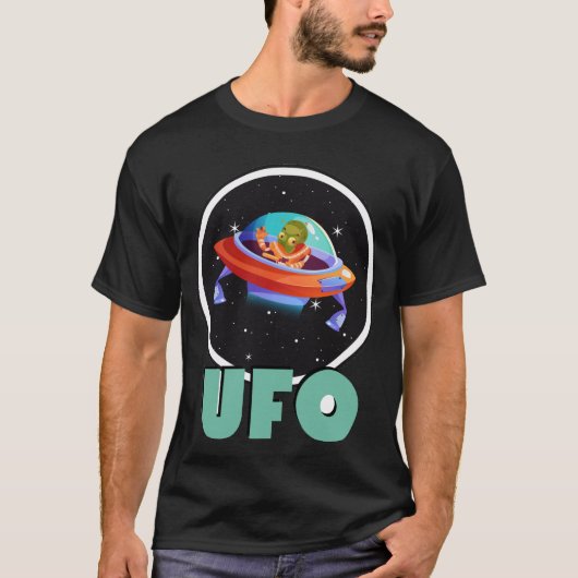 T-shirt sur l'espace (Devant)