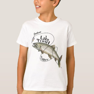 T-shirt sur mesure du Lake Trout Tamer Boy.