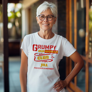 T-shirt sur mesure - Grumpy Old Woman Club