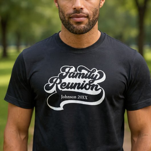 T-shirt sur mesure pour la réunion familiale