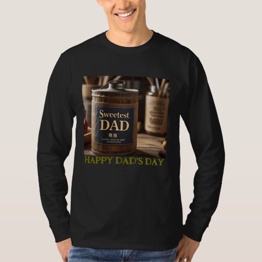 T-shirt sur mesure pour papa's Day (Devant)