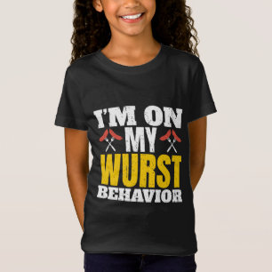 T-Shirt Sur Mon Comportement Wurst Funny Oktoberfest