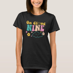 T-shirt Sur Nuage Neuf Ans Joyeux Anniversaire Pour Les En
