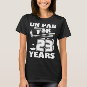 T-shirt Sur Parc Pour 23 Ans Golf joueur 23e Anniversaire