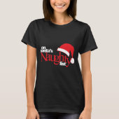 T-shirt Sur Père Noël Naughty List (Devant)