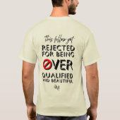 T-shirt : sur qualifié (avoine) (Dos)