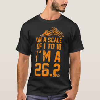 T-shirt Sur une échelle de 1 à 10 pistes de marathon cross