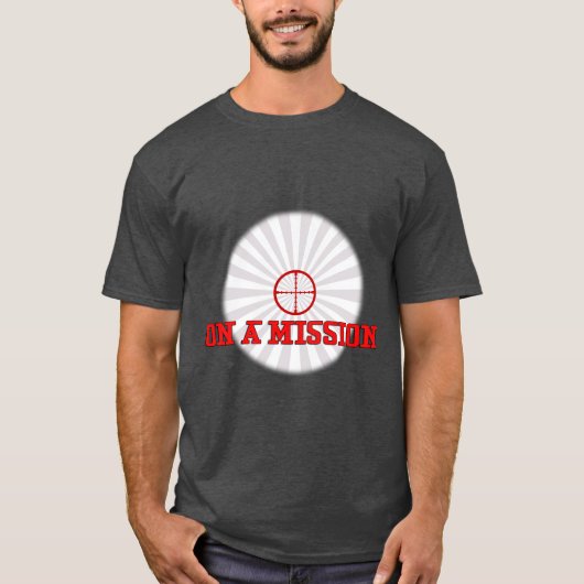 T-shirt SUR UNE MISSION Sniper Scope Art Work (Devant)