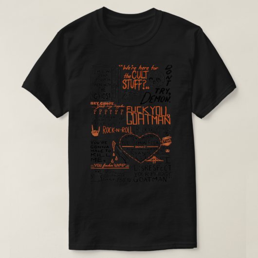 T-shirt Sur votre Bridge Goatman (Design devant)
