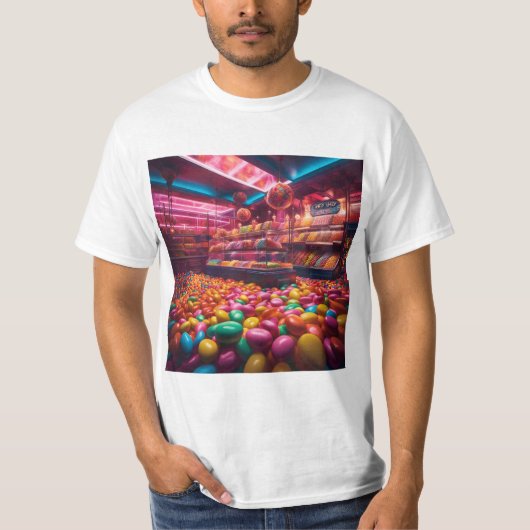 T-shirt Surcharge de la boutique de bonbons (Devant)
