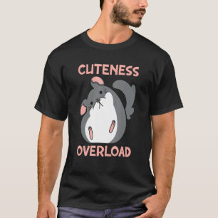 T-shirt Surcharge de mignonne rongeur animal mignon Chinch