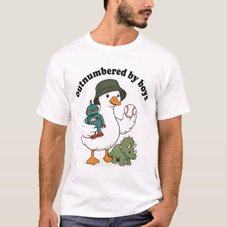 T-shirt Surclassée par les garçons Fête des mères