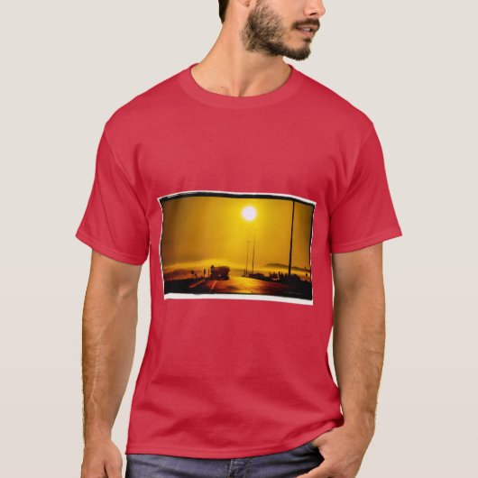 T-shirt Surdimensionné en or (Devant)