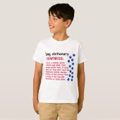 T-shirt Surdité - dictionnaire pour chiens (Devant entier)