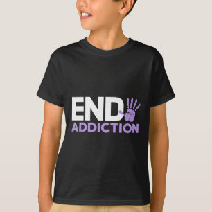 T-shirt Surdose de sensibilisation à la fin de la dépendan