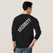 T-shirt Sûreté double face impression à manches longues (Dos entier)