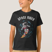 T-shirt Surf Astronaut Spatial Surfer (Devant)