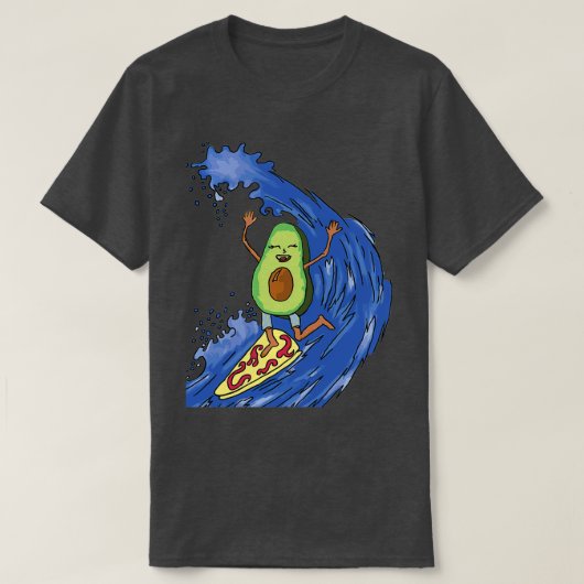 T-shirt Surf Avocado 2 (Design devant)
