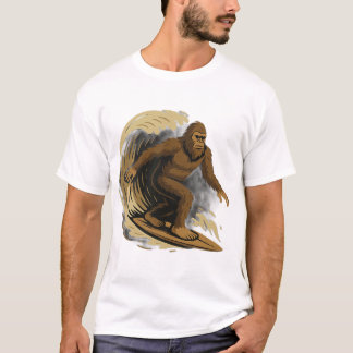 T-shirt Surf Bigfoot