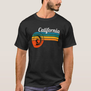T-shirt Surf California Beach Vintage Surf rétro