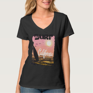 T-shirt Surf California Citation Wave Raiders Cool Surf Ca