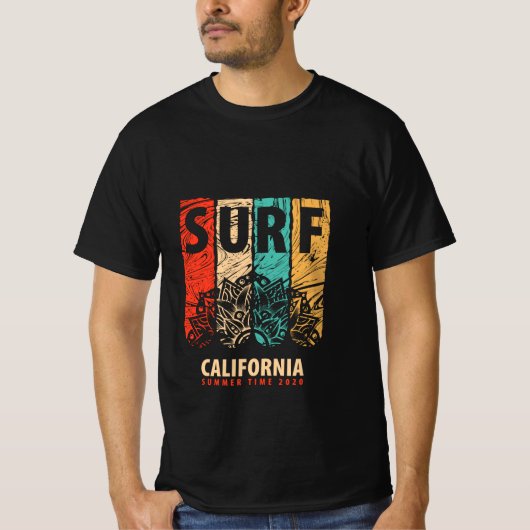 T-shirt surf Californie (Devant)
