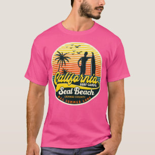 T-shirt Surf californien Camp Seal Beach