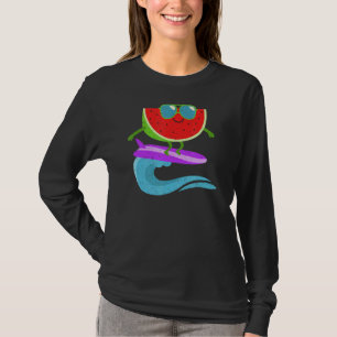 T-shirt Surf cool de pastèque Fruit d'été Vintage