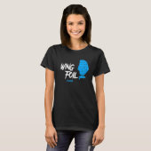 T-shirt Surf d'aile de la zone d'huile (Devant entier)
