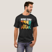 T-shirt Surf d'aile rétro (Devant entier)