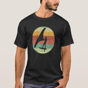 T-shirt Surf d'aile surf Planche à voile Surfer Retro Vint