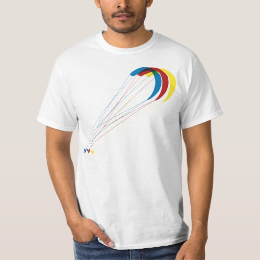 T-shirt Surf de cerf-volant (Devant)