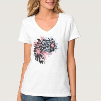 T-shirt Surf de corps d'esprit pour des femmes