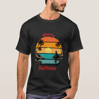 T-shirt Surf de Noël