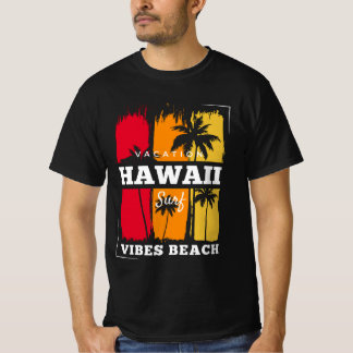 T-shirt Surf de plage Retro Hawaii Vibes