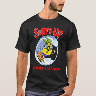 T-shirt Surf De Plage San Pedro Pour Enfants Ananas Surf S