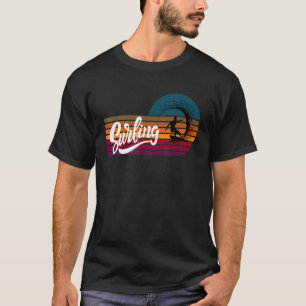 T-shirt Surf de plage vintage Retro Surfer Surfing