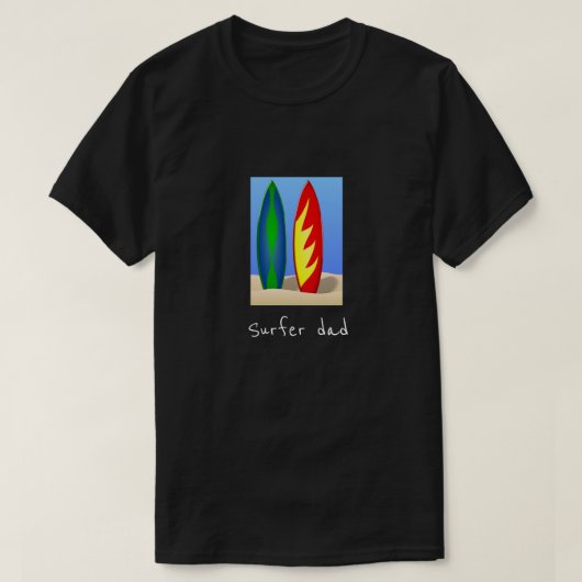 T-shirt Surf de planches de surf de slogan de papa de (Design devant)