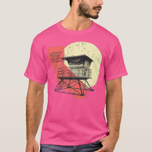 T-shirt Surf de style Vintage pour hommes Tour de garde-vi