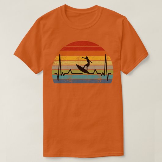 T-shirt Surf de surf Rétro (Design devant)