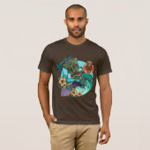 T-shirt Surf de Tiki (Devant entier)