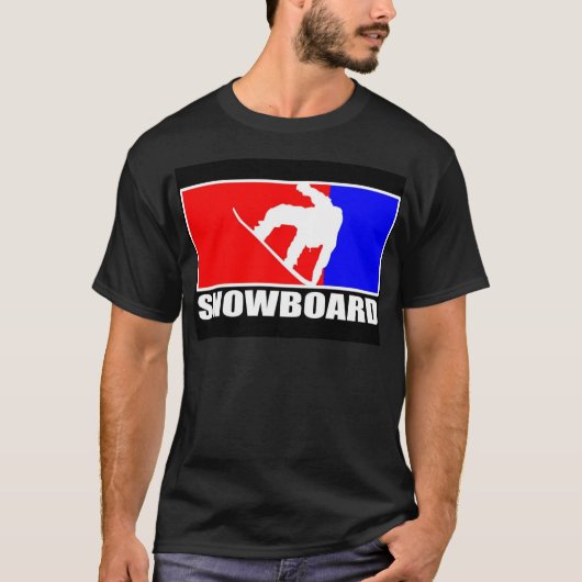 T-shirt surf des neiges (Devant)