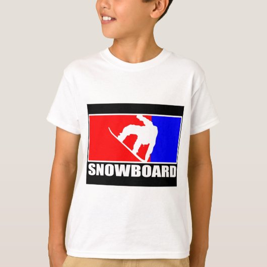 T-shirt surf des neiges (Devant)