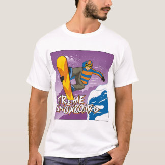T-shirt Surf des neiges extrême